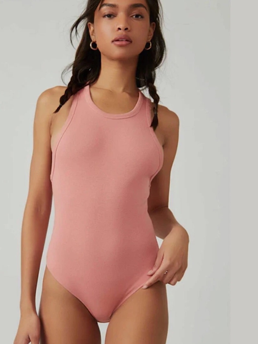 Intimately Free People Brexkey Bodysuit Size XS in Pink